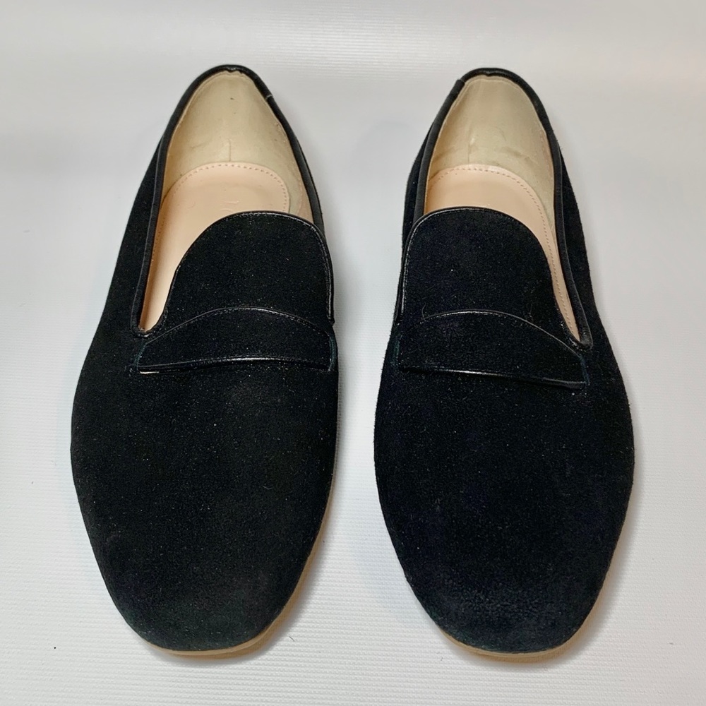J.Crew black Georgie suede penny - Picture 2 of 9